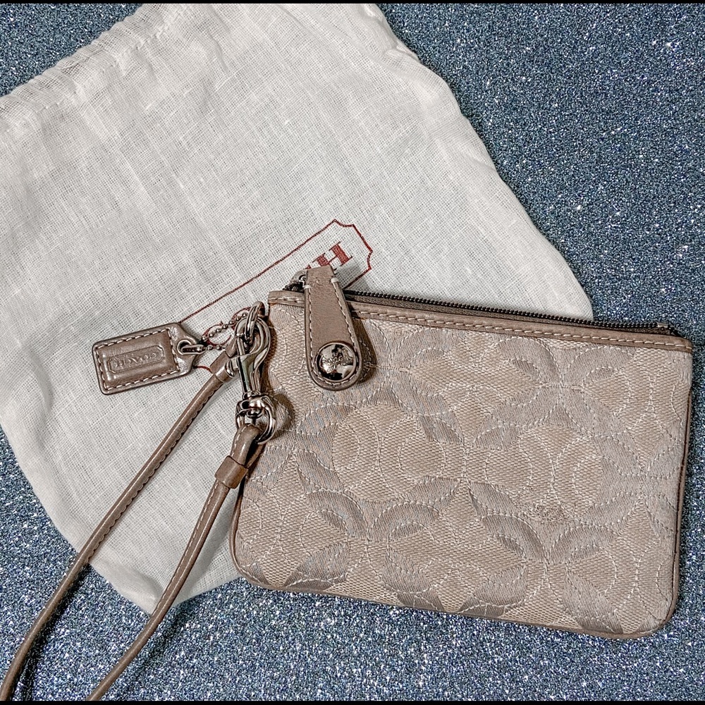 Coach Poppy Wristlet Purse